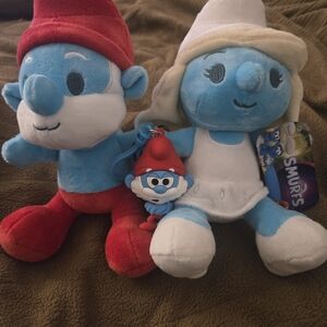 Plush Toy Set - Smurfs